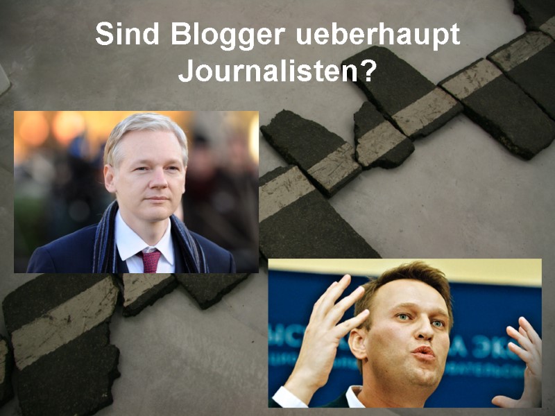 Sind Blogger ueberhaupt Journalisten?